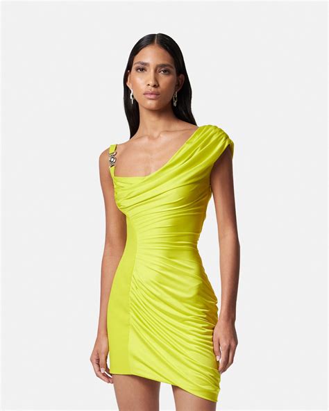 versace symetrisches dress|versace medusa 95 gown.